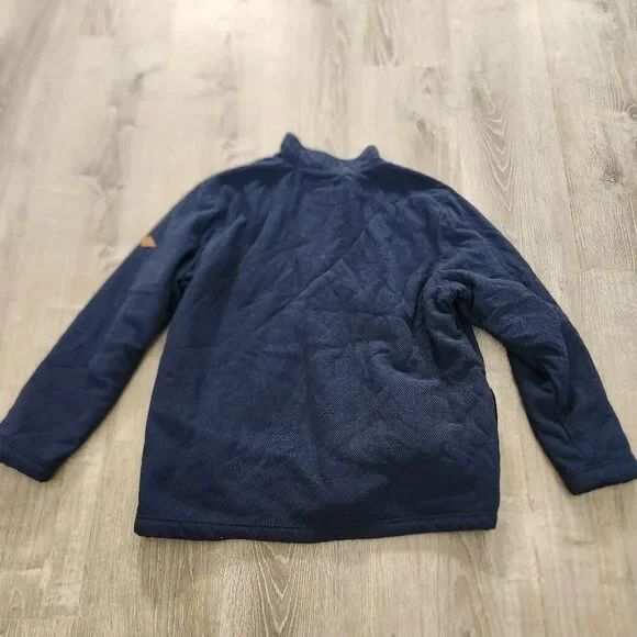 Orvis 1/4 Zip Heavyweight Pullover Fleece Sherpa Lined Sweater Mens Size XXL 2XL - Picture 10 of 13